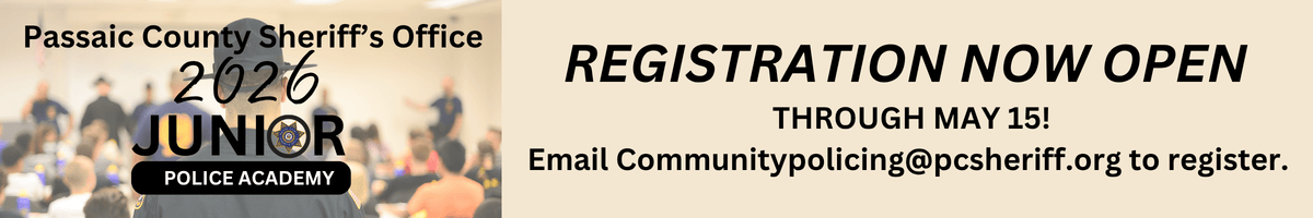 Event - Police Academy Registration  banner